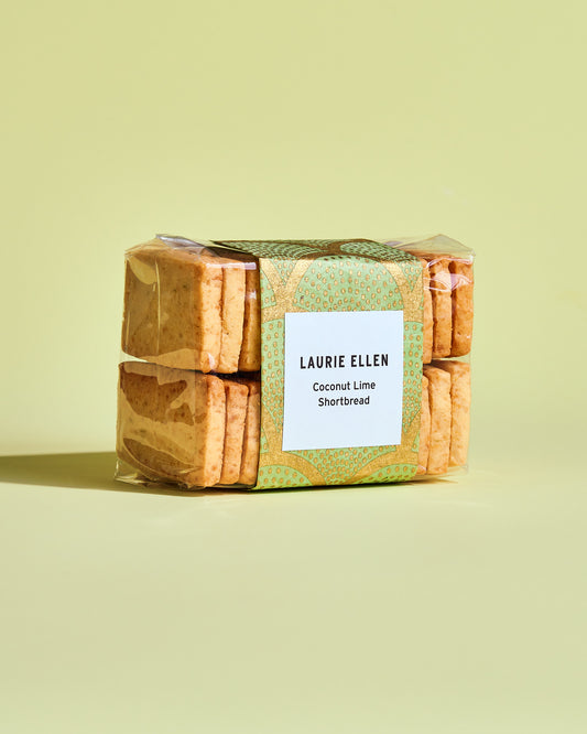 Coconut Lime Shortbread