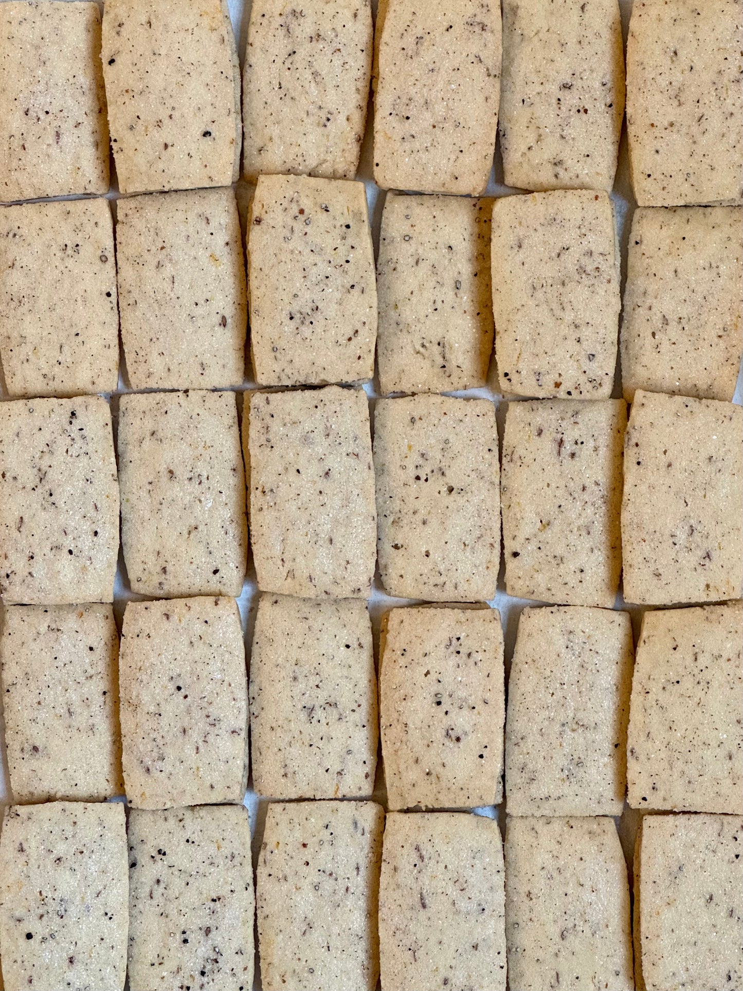 Orange Cardamom Shortbread (Vegan)