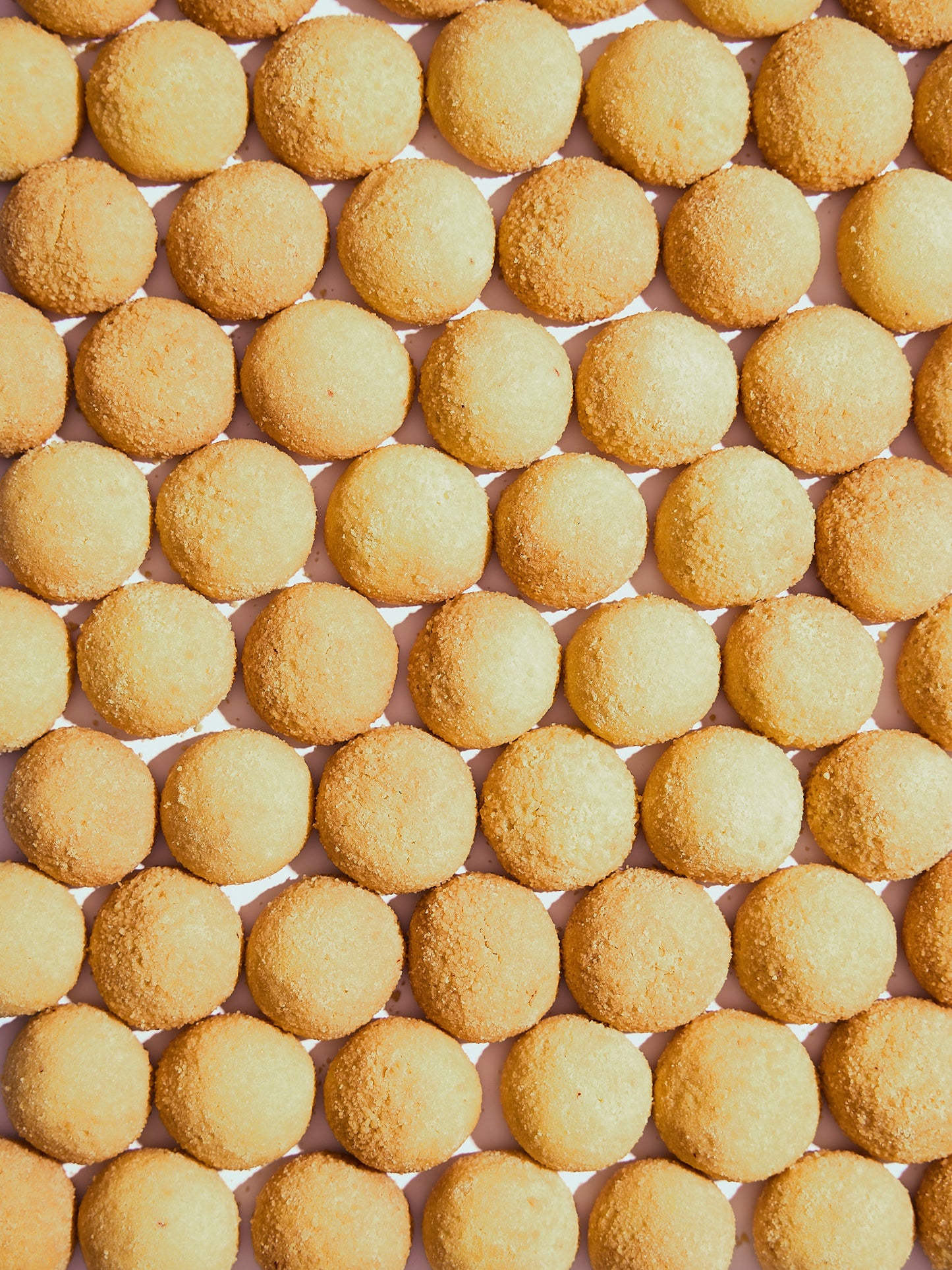 Honey Saffron Shortbread Buttons