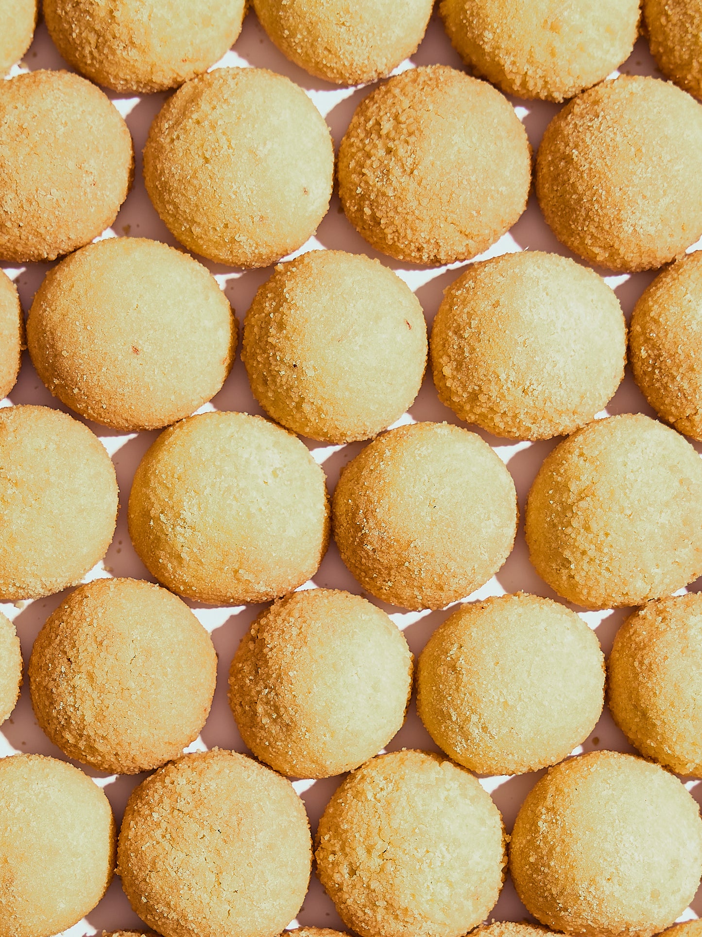 Honey Saffron Shortbread Buttons